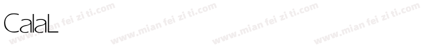 Cala Light字体转换